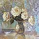 Oil painting 'the Philosophy of roses.'. Pictures. Fine Art for Joy. My Livemaster. Фото №5