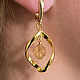 Order Earrings with natural citrines Golden earrings with citrine. sevenline. Livemaster. . Earrings Фото №3