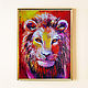 Lion oil painting Zodiac Gift to a man. Pictures. Svetlana Samsonova. Online shopping on My Livemaster.  Фото №2