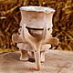 Vertebral cup on legs. Mugs and cups. bez-borodov. My Livemaster. Фото №4