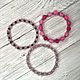 A bracelet made of beads: pink mist. Bead bracelet. Kairos. My Livemaster. Фото №4