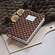 Notepad with fabric cover / A5 / Handmade / Diary, Notebooks, St. Petersburg,  Фото №1