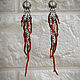 Coral earrings silver Singing corals (coral branches, silver). Earrings. Kseniya Sakharnova. My Livemaster. Фото №5