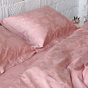 Для дома и интерьера handmade. Livemaster - original item Plain linen. Coral bedding. Coral Linen Duvet Cover Set. 100% cotton. Handmade.
