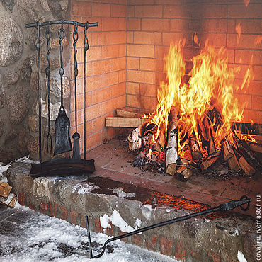 Купить современную печь-камин для дома на дровах