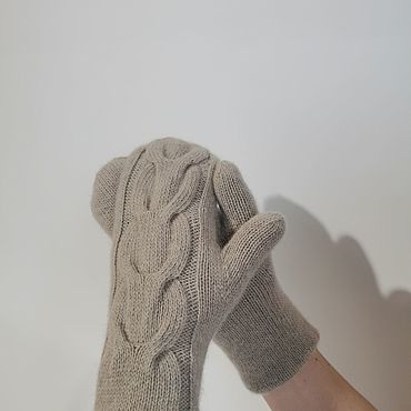 Аксессуары ручной работы. Ярмарка Мастеров - ручная работа Варежки двойные. Handmade.