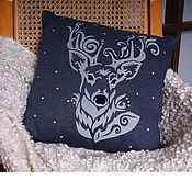 Для дома и интерьера handmade. Livemaster - original item Pillow Deer-a gift to a friend, mother, colleague.. Handmade.