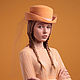 Шляпа цилиндр "Корсар" из велюра с длинной вуалью. Шляпы. Ellen Timoshenko (exist). Ярмарка Мастеров.  Фото №4