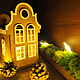 Карандашница Голландский дом деревянная. Карандашницы. woodart.shop. Ярмарка Мастеров.  Фото №6