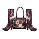 Women's boots ' Roses 3D'. High Boots. Pelle Volare. My Livemaster. Фото №6