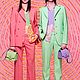 Шерсть с эластаном в стиле Versace. Ткани. Tкани LoBoro. Ярмарка Мастеров.  Фото №12