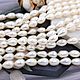 10 PCs. Natural pearl rice 7-7,5. 4327 mm (thickness) AA (), Beads1, Voronezh,  Фото №1