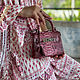 Pink Mini Handbag made of python skin Kelly. Classic Bag. exotiqpython. My Livemaster. Фото №4