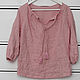 Order Linen blouse in boho style. etnoart. Livemaster. . Blouses Фото №3