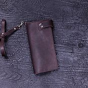 Сумки и аксессуары handmade. Livemaster - original item Biker wallet made of genuine leather 