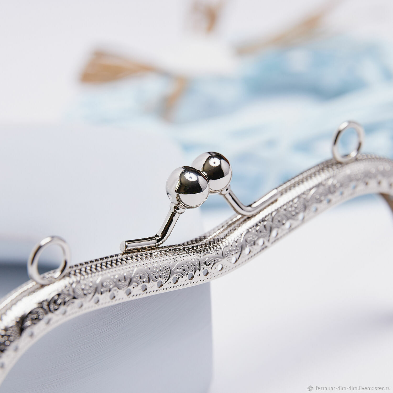 Фермуар 19 см, ФПМ19-5Н, пришивной, никель в интернет-магазине Ярмарка ...