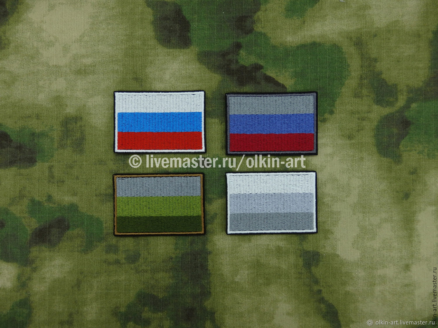 Нашивка флаг России (повседневный/ приглушённый/ полевой/ зимний) в ...