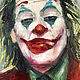 Joker 2, painting with a clown, oil on canvas. Pictures. myfoxyart (MyFoxyArt). My Livemaster. Фото №4