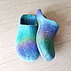 Felted Slippers. Slippers. Saenko Natalya. Online shopping on My Livemaster.  Фото №2