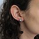 Заказать Пусеты-шарики глянцевые или матовые. Quadrojewelry. Ярмарка Мастеров. . Серьги-пусеты Фото №3