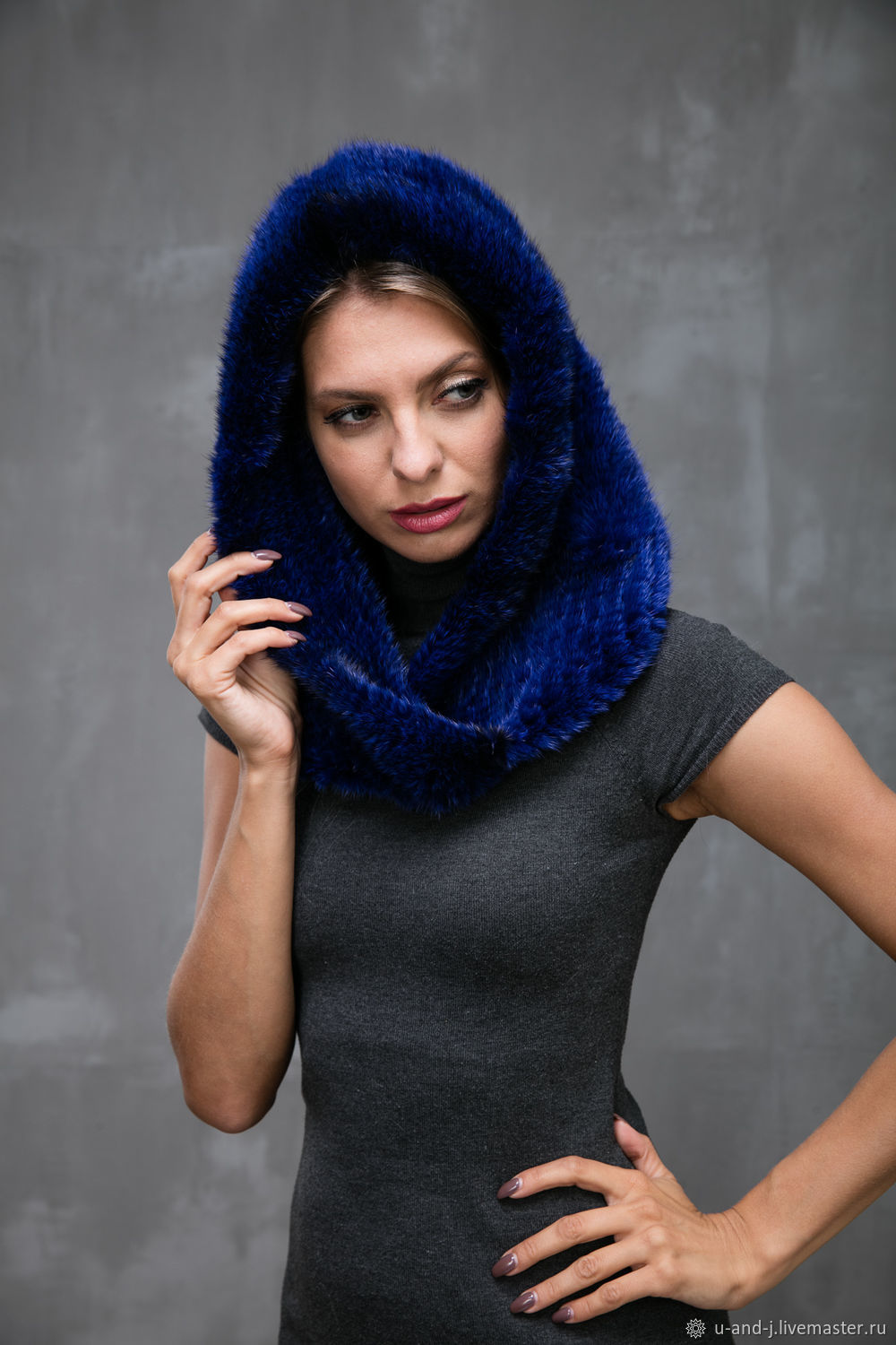 Шапка-снуд из норки – заказать на Ярмарке Мастеров – GTJMRRU | Шапки ...