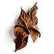 Casual Decoration Brooch Flower Soft Brown Brown Caramel, Brooches, Moscow,  Фото №1