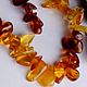 Order Amber beads 'Ruffled miracle' - Straight. amber, Baltic. Rimliana - the breath of the nature (Rimliana). Livemaster. . Necklace Фото №3