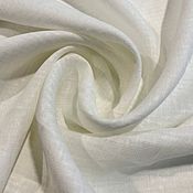 Материалы для творчества handmade. Livemaster - original item Fabric: Milk flax with monochrome fine graphics. Handmade.