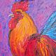Painting with a rooster oil 50 by 40 cm, Pictures, St. Petersburg,  Фото №1