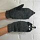 Заказать Варежки вязаные «Еноты». Лена Коробова (lazylazyknits). Ярмарка Мастеров. . Варежки Фото №3
