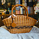 Handmade wicker Bag brown shape basket. Classic Bag. lmillame. Online shopping on My Livemaster.  Фото №2