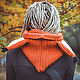 Снуд с капюшоном Белка. Шапки. Woolcraft. Интернет-магазин Ярмарка Мастеров.  Фото №2