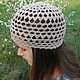 Summer hat №4. Berets. 'CHARMER' knitting from Natalie K. My Livemaster. Фото №4