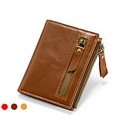 Сумки и аксессуары handmade. Livemaster - original item Leather wallet female and male Hypatius / Buy handmade. Handmade.