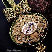 Сумочка "Миледи II" золотное шитье ручная вышивка