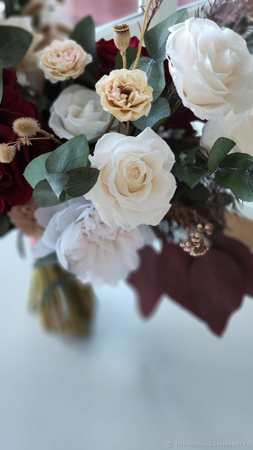 Букет из стабилизированных цветов в интернет-магазине Ярмарка Мастеров ...