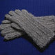 Men's knitted gloves Line. Gloves. Warm Yarn. My Livemaster. Фото №5