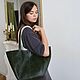 Сумка кожаная женская зеленая. Классическая сумка. Migoto_bags. Ярмарка Мастеров.  Фото №5