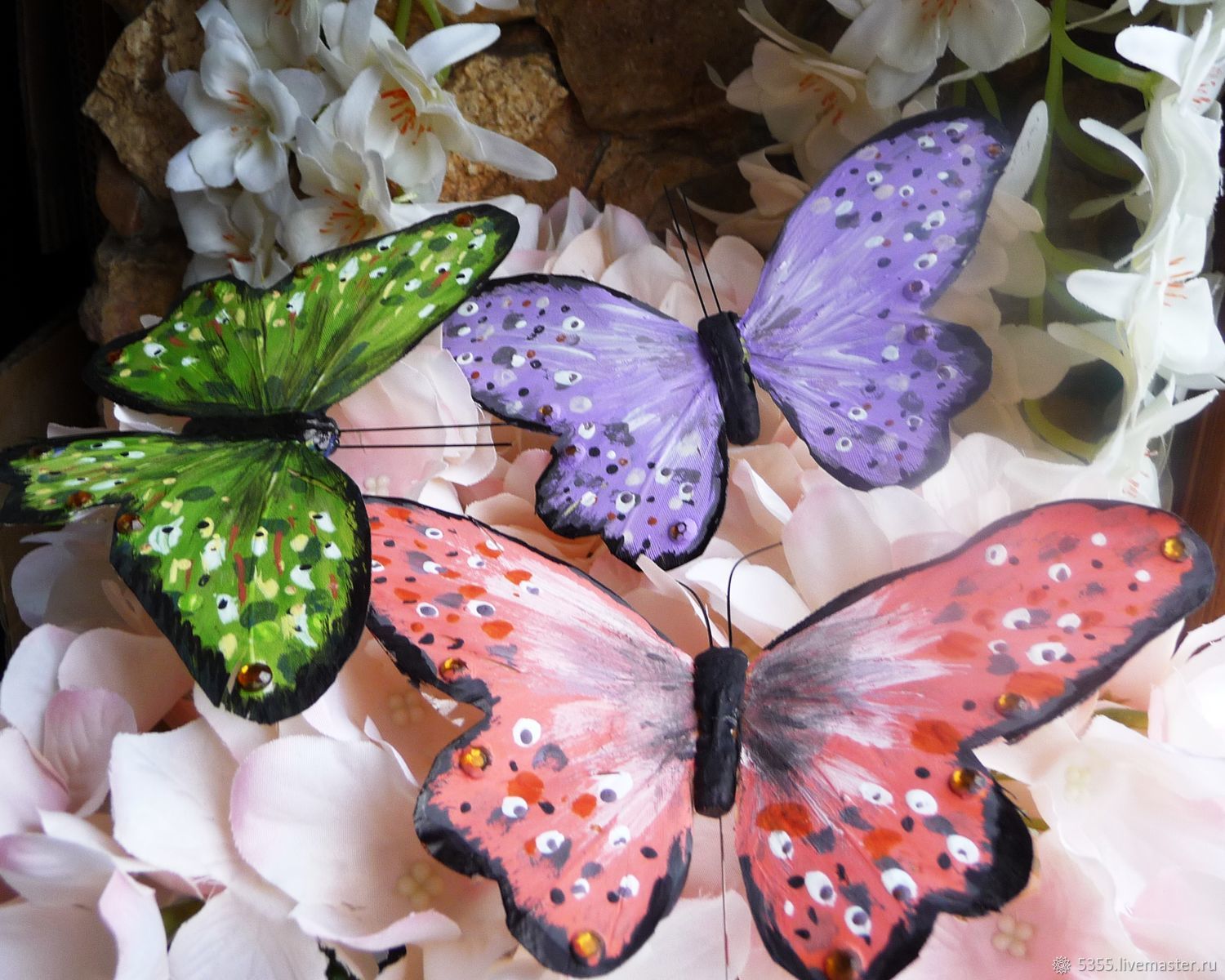 Красивые бабочки своими руками