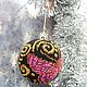 Christmas Bead bead 'Butterflies'. Two colors, Christmas decorations, Hotkovo,  Фото №1