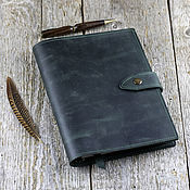 Канцелярские товары handmade. Livemaster - original item Notebook Notebook A5 on rings. Handmade.