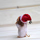 мышка в рождественском носке. Мягкие игрушки. The Pumpkin Mouse (Ксения). Ярмарка Мастеров.  Фото №6