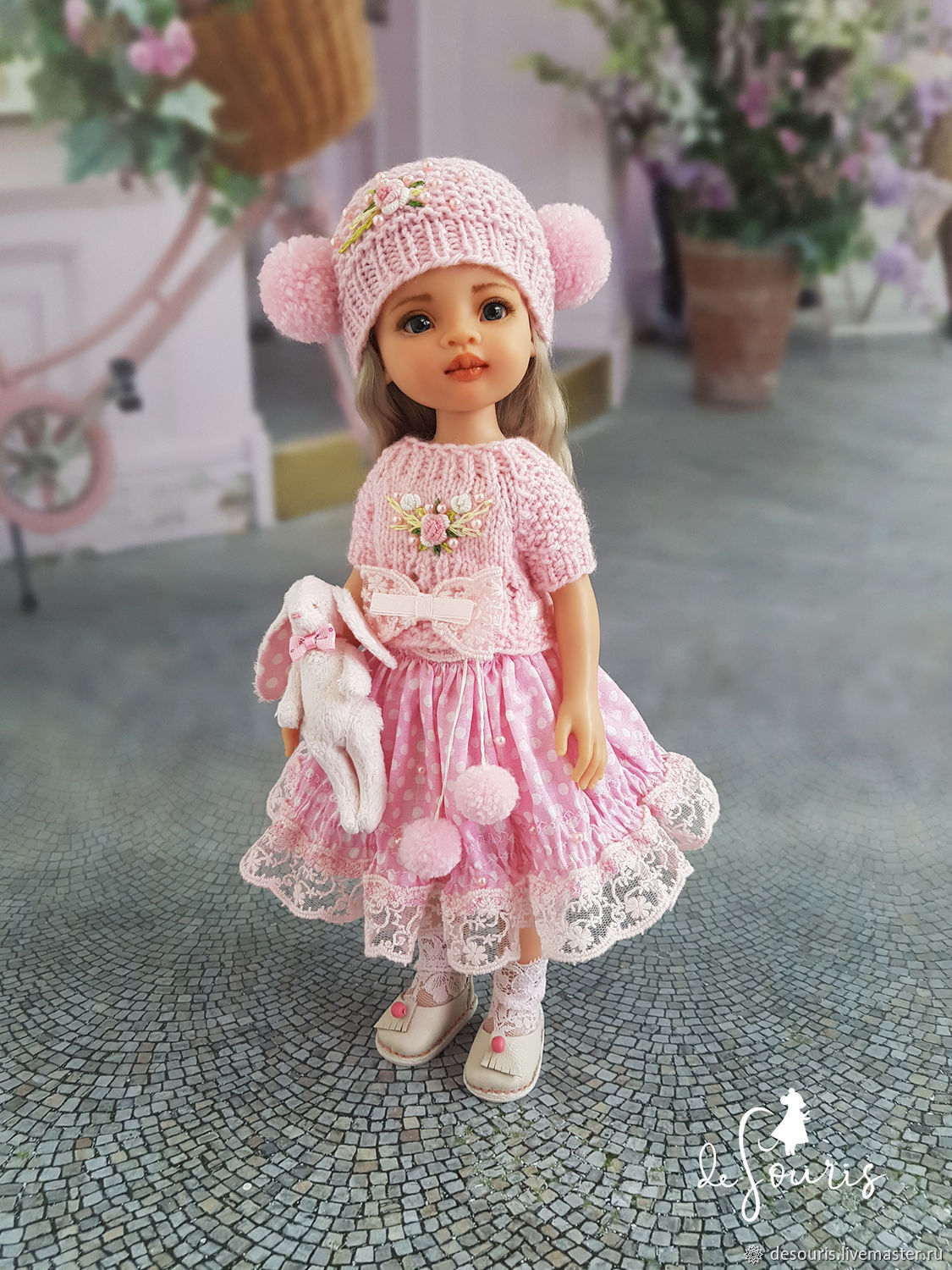Paola Reina dolls. Summer pink set 