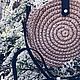 Сумка - улитка из джута с кожаной фурнитурой, летняя сумка. Классическая сумка. eight.handmade. Ярмарка Мастеров.  Фото №5
