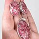 A set of tulite. Jewelry Sets. Stones Gems from Siberia. My Livemaster. Фото №5