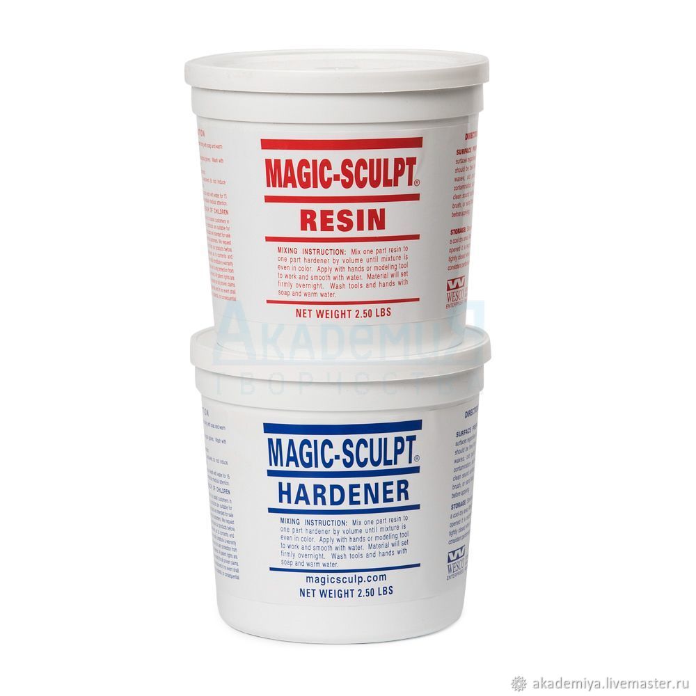 Wesco Magic-Sculpt Resin and Hardener 5lb Kit
