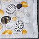 Дорожка на стол "Пасхальные яйца" с вязаным кружевом. Пасхальные сувениры. 'СКАЗОЧНО КРАСИВО'-текстиль для дома. Ярмарка Мастеров.  Фото №5