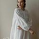 Order Veronika home kaftan made of cambric and lace. Delicate Clothing Store (Daria). Livemaster. . Nightdress Фото №3