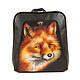 Women's flat leather backpack ' Fox', Classic Bag, St. Petersburg,  Фото №1