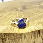 Украшения handmade. Livemaster - original item 17 r-r Ring with lapis lazuli Sky of Cairo. Handmade.